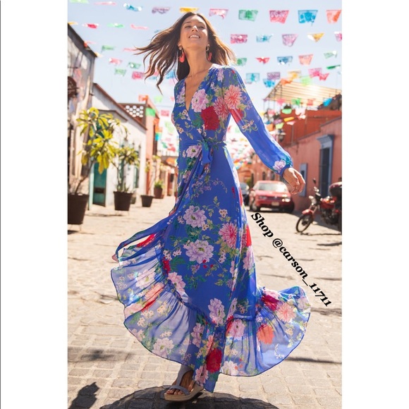 NWT Yumi Kim Azure Wrap Maxi Dress XXS - Picture 3 of 7